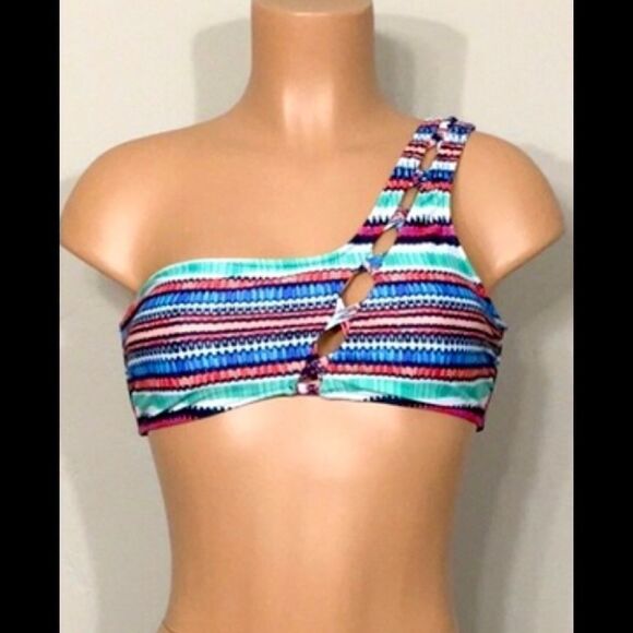 Jessica Simpson multicolored bikini top. NWT - Picture 4 of 8